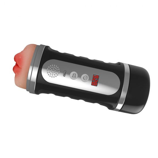 Male Masturbator Automatic Pussy Vibrator Sex Toys with Voice and Counting Function for Men