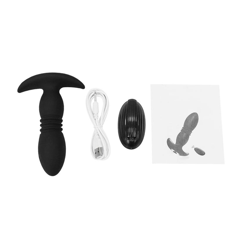 Experience Ultimate Pleasure with our Telescopic Vibrator Massager Dildo - Silicone Anal Electric Butt Plug for Men - Perfect for Intense Sensations and Deep Stimulation