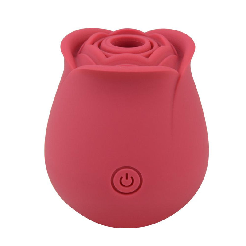 Experience Ultimate Pleasure with our Red Rose Dildo Vibrator - 10 Suction Modes, Clit Licking Sucker, and G-spot Stimulator - the Perfect Sex Toy for Women