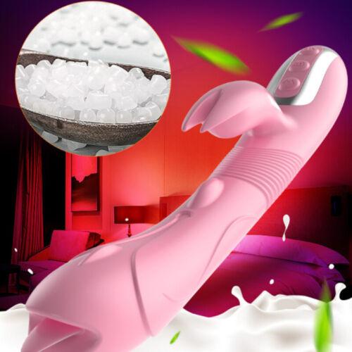 Experience Sensational Pleasure with our Waterproof Silicone Vibrator Masturbator - Intelligent Heating and G-Spot Stimulation for the Ultimate Female Adult Sex Toy in Pink