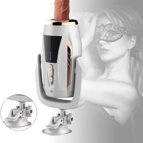 Experience Hands-Free Thrusting Pleasure with our Automatic Sex Machine - Telescopic Dildo Female Vibrator with Magnetic Charging for Vagina and Anal Masturbation - Perfect Love-Machine for Adults