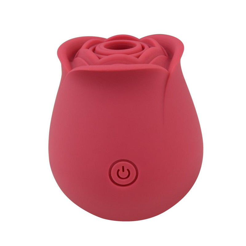 Experience Ultimate Pleasure with our Red Rose Dildo Vibrator - 10 Suction Modes, Clit Licking Sucker, and G-spot Stimulator - the Perfect Sex Toy for Women