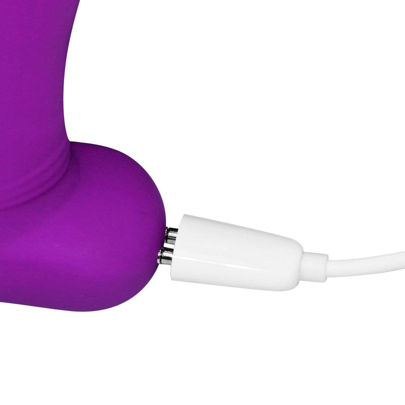 Experience Intense Pleasure with our Masturbator Dildo Vibrators - 7 Frequency Vibration, Waterproof, USB Rechargeable & App Manipulate - Silicone Purple Multi-Point Vibration - Perfect Adult Sex Toy