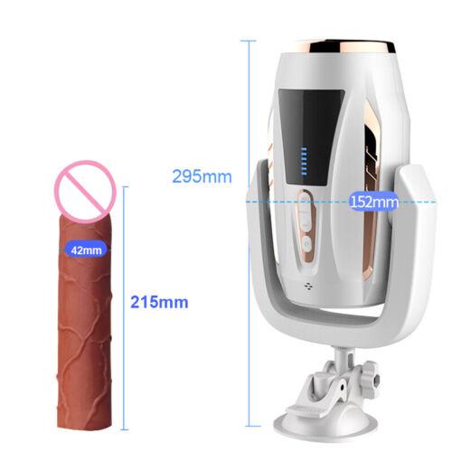 Experience Hands-Free Thrusting Pleasure with our Automatic Sex Machine - Telescopic Dildo Female Vibrator with Magnetic Charging for Vagina and Anal Masturbation - Perfect Love-Machine for Adults