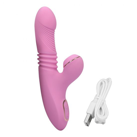 Rabbit Clit Sucking Vibrators G-Spot Heating Thrusting Vibrator Dildo Vibrator Women Sex Toys