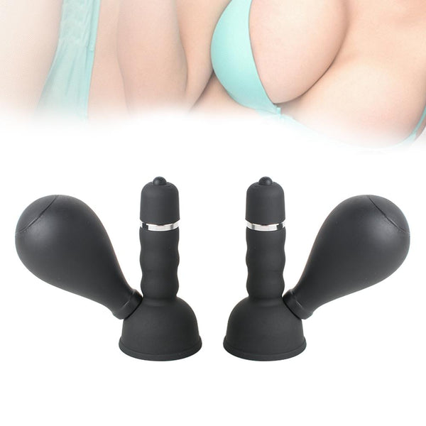 Experience Sensational Pleasure with our Waterproof Multi-Speed Breasts Massager Nipple Stimulators Vacuum Suckers - the Ultimate Arousers, Vibrator, and Safe Adult Sexy Toy for Flirting Massage