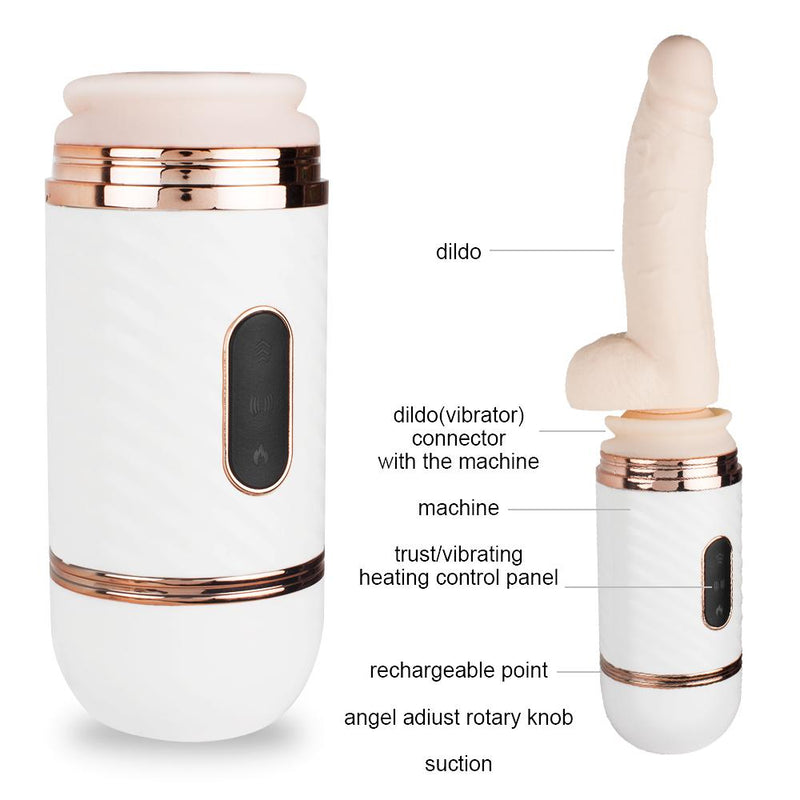 Experience Ultimate Pleasure with our Dildo Automatic Masturbator Multi Speed Thrusting Heat Penis Vibrator Sex Machine - Perfect for Women Looking for Realistic Sensations