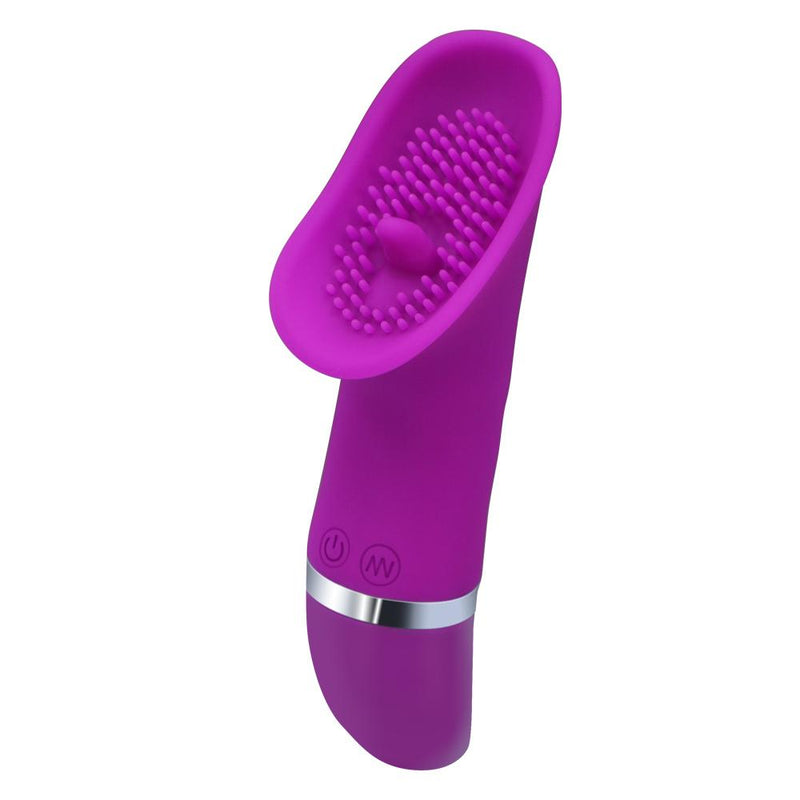 Experience Intense Orgasms with Purple Tongue Vibrator Sex Stimulator - Perfect Silicon Clitoris Licking Tool for Women's Ultimate Pleasure