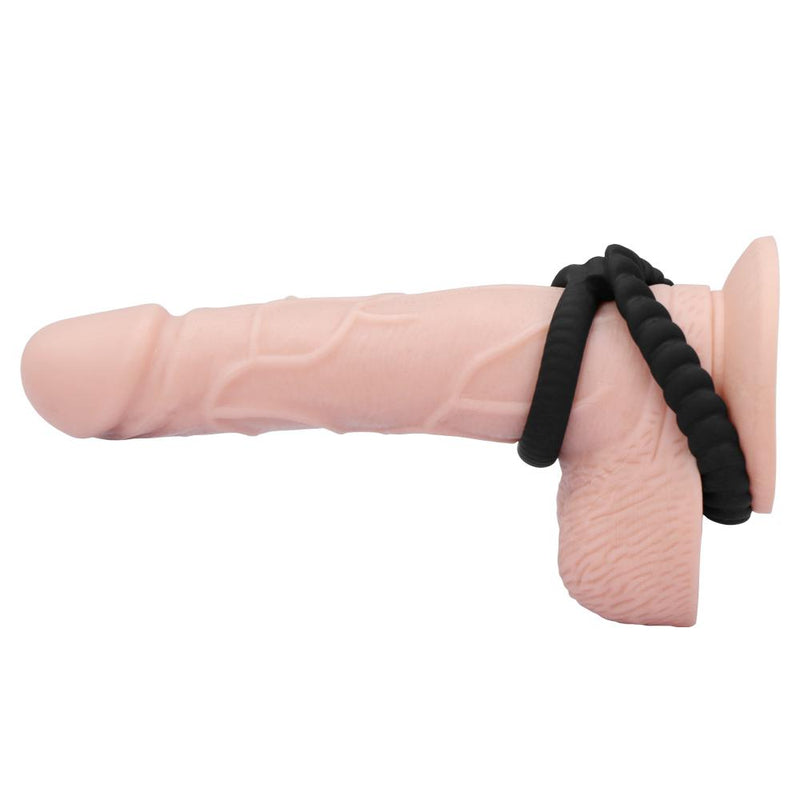 Experience Ultimate Pleasure with our Waterproof Silicone Dual Penis Rings – Perfect Fit and Various Combinations for Man Bondage Fun