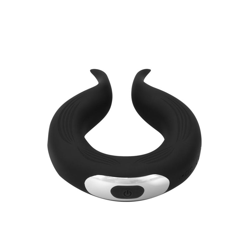 Enhance Your Pleasure with Waterproof Ten-Frequency Silicone Penis Ring Vibrator - Delay Stimulator for Men - Black - Perfect Adult Electric Sex Toy