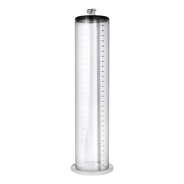 Enhance Your Intimacy with Acrylic Penis Pump Cylinder - 12"x2.5" Enlarge Pump Kit with Dual Measurement Units and Valve Design, Transparent for a Better Experience