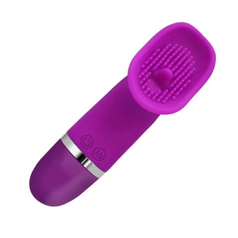 Experience Intense Orgasms with Purple Tongue Vibrator Sex Stimulator - Perfect Silicon Clitoris Licking Tool for Women's Ultimate Pleasure