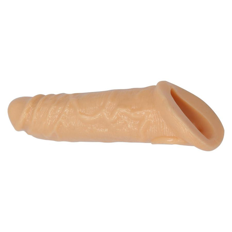 Enhance Your Sexual Experience with Safe and Realistic Silicone Penis Sleeve - Male Extender, Reusable Condom, and Enlarger Sex Toy for Men - A Must-Have Product on Amazon