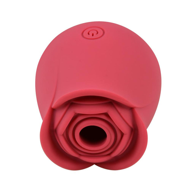 Experience Ultimate Pleasure with our Red Rose Dildo Vibrator - 10 Suction Modes, Clit Licking Sucker, and G-spot Stimulator - the Perfect Sex Toy for Women