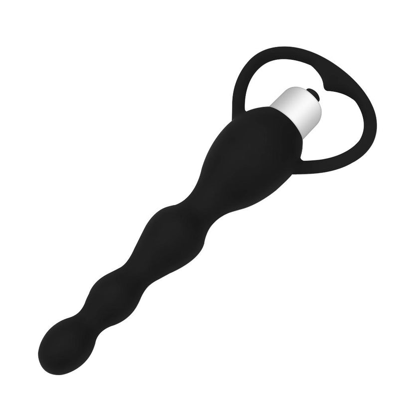 Experience Incredible Pleasure with our Easy-To-Use Pull Bead Anal Vibrator - Single Speed, Waterproof, and Portable - Perfect for Satisfying Your Desires Anytime, Anywhere