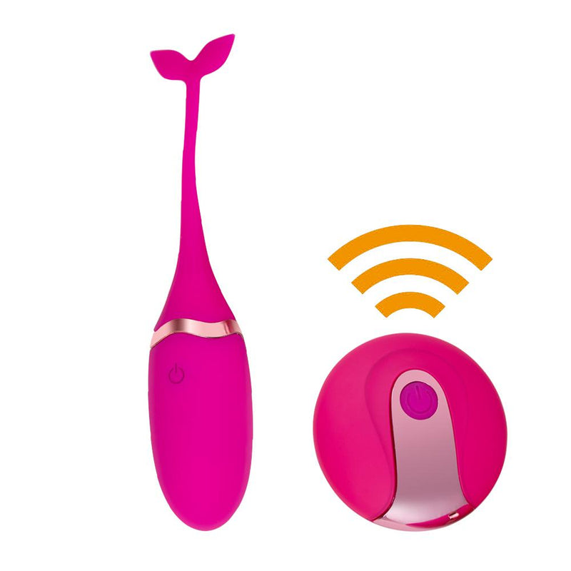 Wireless Remote Control Bullet Egg Vibrator - 10 Powerful Frequencies for Women's Pleasure - Pink Electric Sex Toy for Intense Sensations