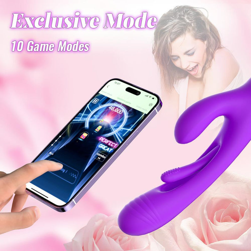 APP Bluetooth Control Rabbit Vibrator for Women