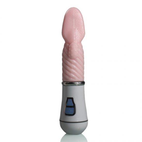 Rechargeable High Frequency Tongue Shape Vibrator Stimulator Oral