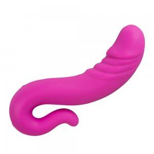 Vibrating stick massager silicone waterproof and rechargeable