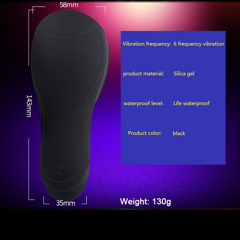 Male Vibrator 6 Modes Tongue Licking Glans Massager Endurance Traninig Adult Sex Toys for Men Masturbator Penis Head Stimulator