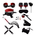 BDSM Bondage Set Sex Toys For Woman Men Under Bed Erotic Restraint Handcuffs & Ankle Cuffs & Eye Mask