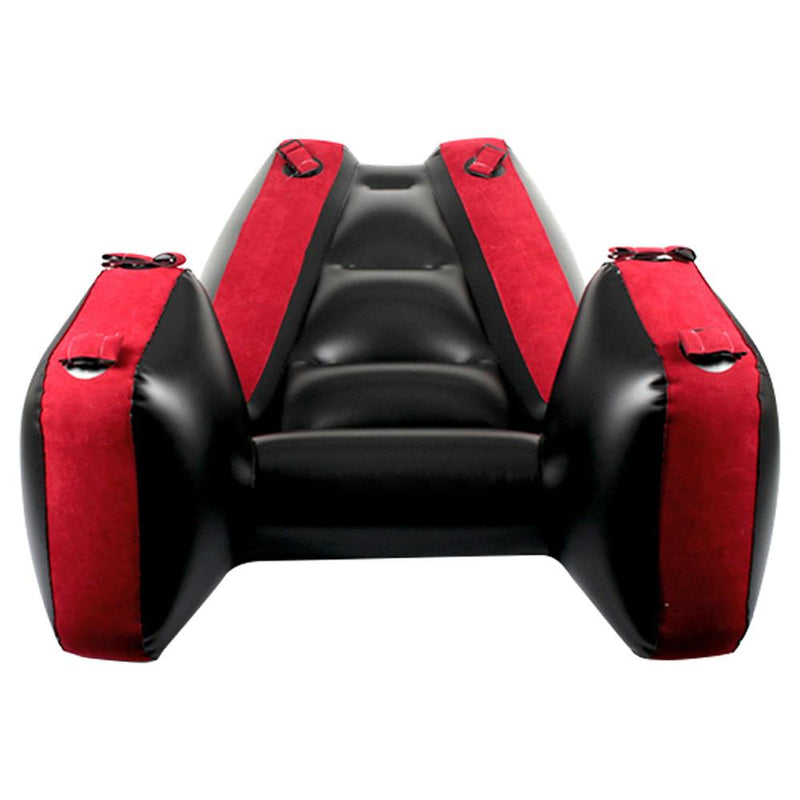 Sex Furniture Aid Split Leg Sofa Mat Sex Tools For Couples Women Sex Chair Bed Flocking PVC With Straps