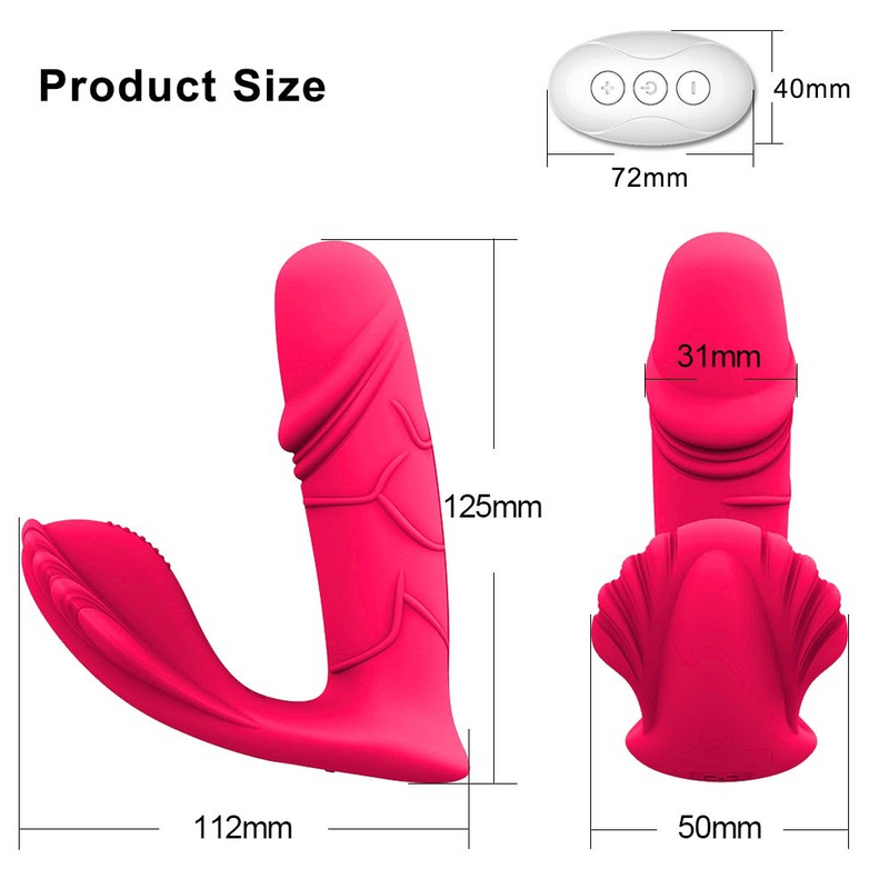 Wireless Thrusting Dildo Vibrator Female Remote Control for Women G Spot Clitoris Stimulator Sex Toys Erotic Goods For Adults 18