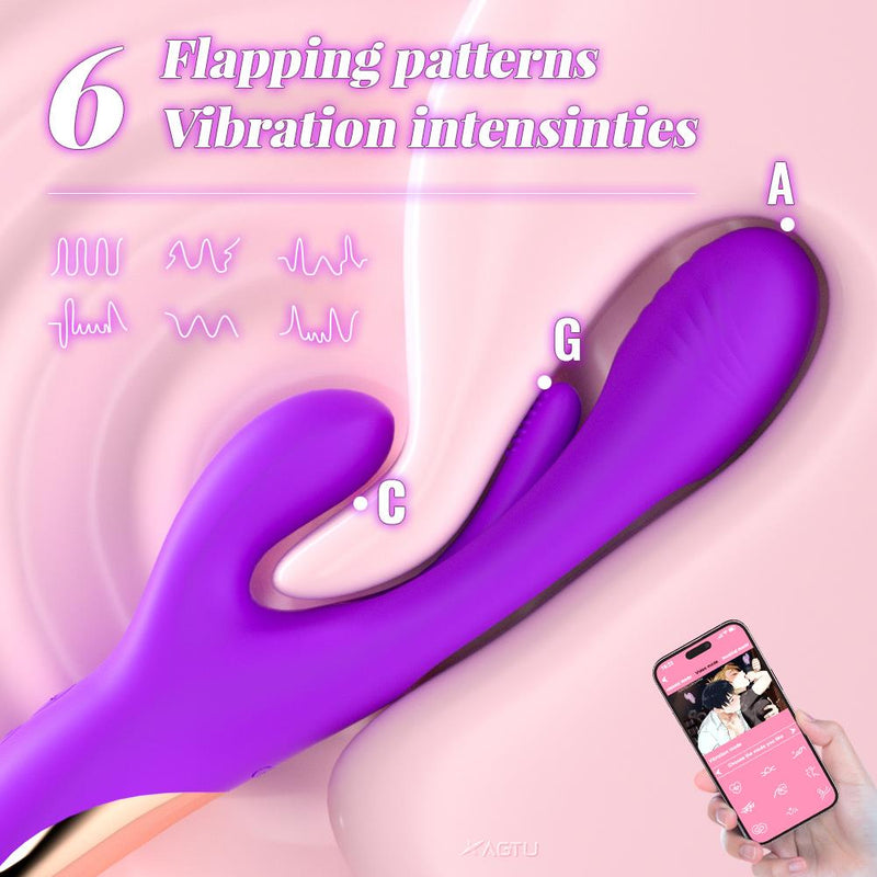 APP Bluetooth Control Rabbit Vibrator for Women