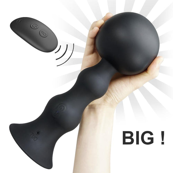 Wireless Remote Control Electric Inflatable Anal Plug Male Prostate Massager Anal Expander