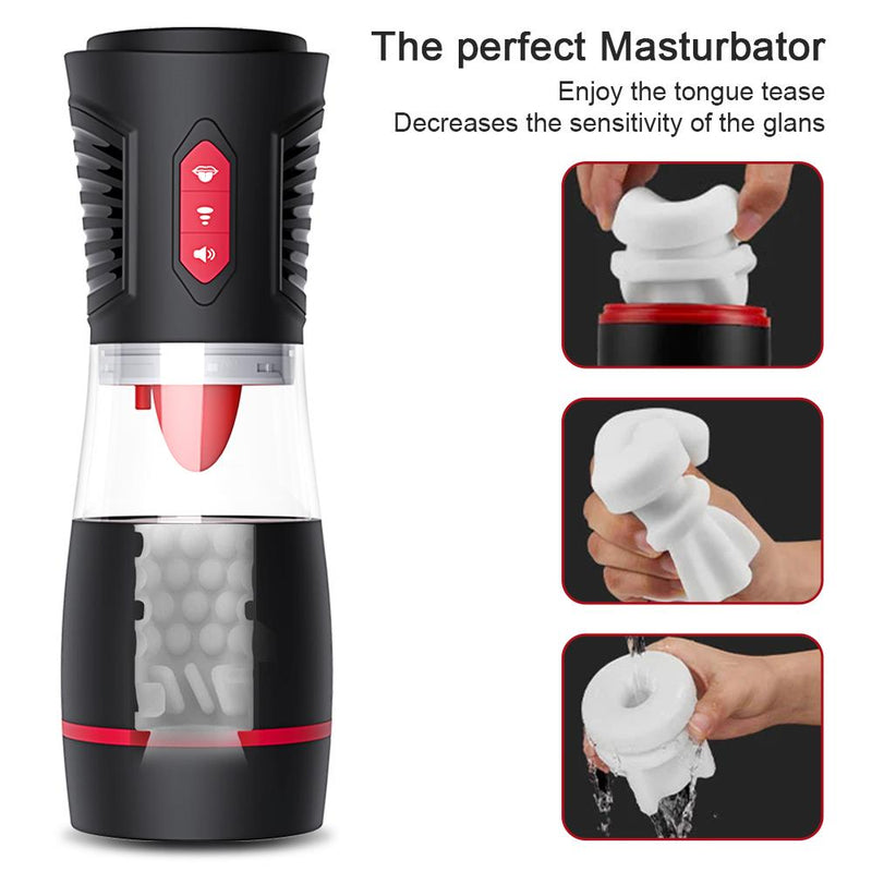 Automatic Blowjob Male Masturbators For Men Real Adult Goods