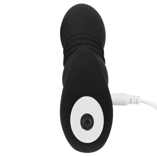 (Only for USA) Men Telescopic Silicon Anal Butt Vibrator Prostate Dildo