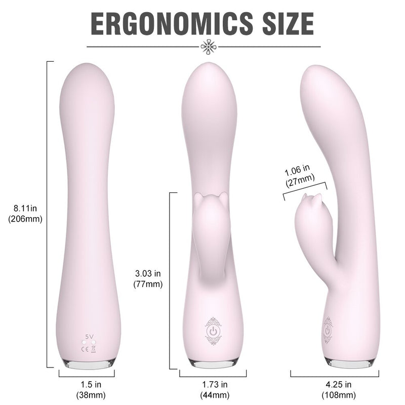 G Spot Rabbit Vibrator Clitoris Stimulation Waterproof Dildo Vibrator Sex Toys