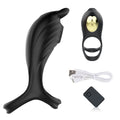 Cock Ring Vibrator for Man with Sucking Function Penis Rings Remote Control Clit Stimulator 5 Vibration