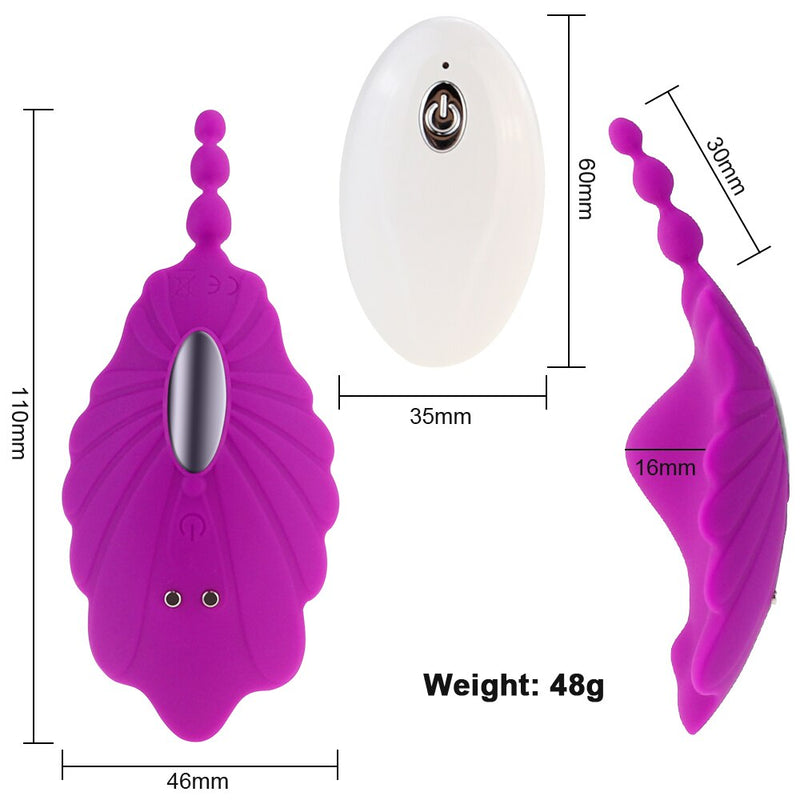 Wearable Panty Vibrator Invisible Vibrating Egg Remote Control Vagina Clitoral Stimulation