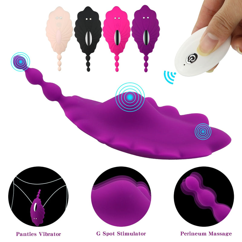 Wearable Panty Vibrator Invisible Vibrating Egg Remote Control Vagina Clitoral Stimulation