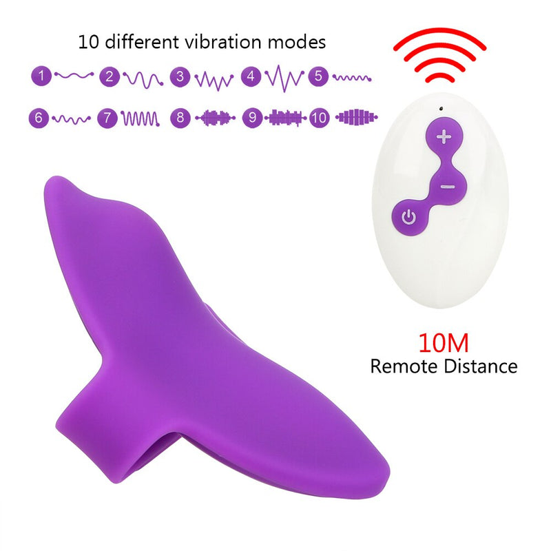 10 Speed Bullet Vibrator Panties Vibrating Egg Clitoris Vagina Stimulate Wearable