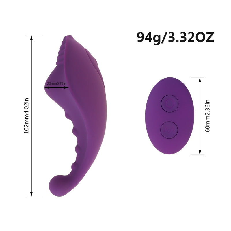 Wearable Butterfly Vibrator with Remote Control Invisible Panties Vibrator