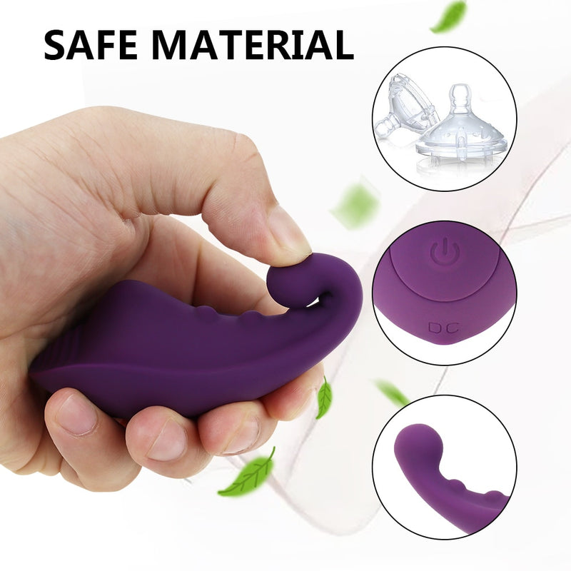 Wearable Butterfly Vibrator with Remote Control Invisible Panties Vibrator