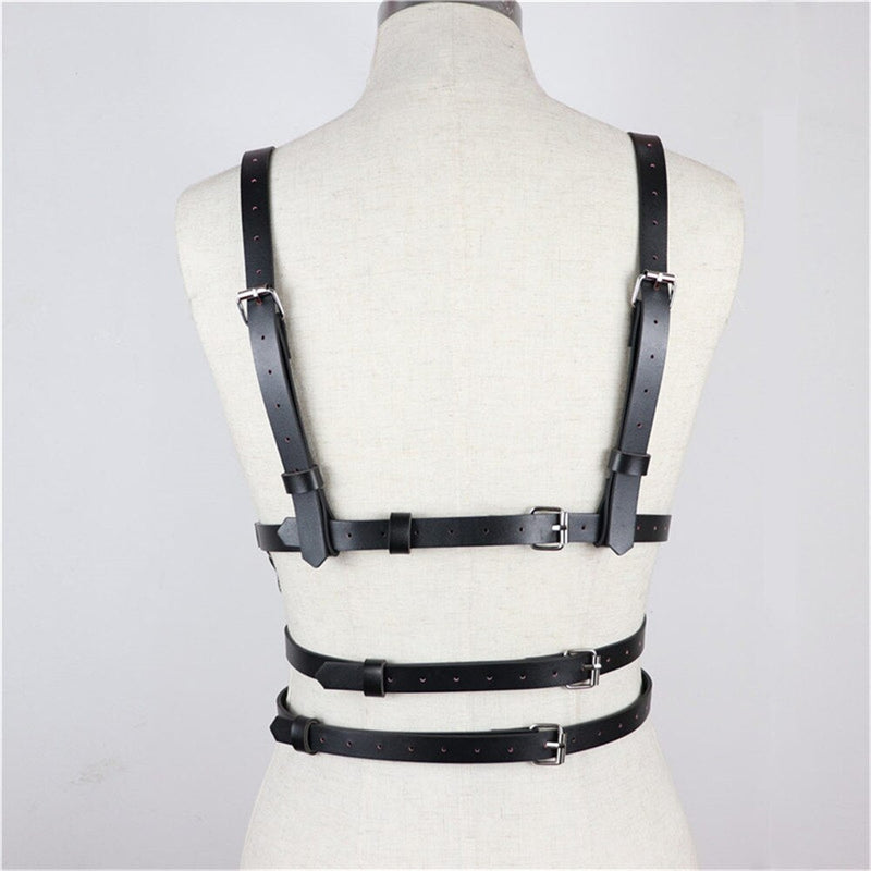 BDSM Leather Harness Bondage Women Lingerie  Belt Harness Erotic