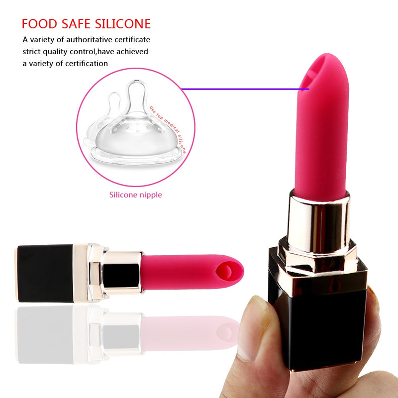 Portable 10 Speeds Mini Lipstick Vibrator Recharge Bullet G-spot  Massage Clitoris Stimulator