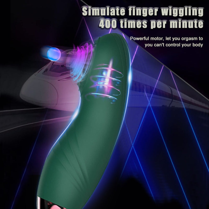 Rose Toy Vibrator Female Dildo for Women Clit Sucker Clitoris Stimulator Mimic Finger Wiggling Adults Goods