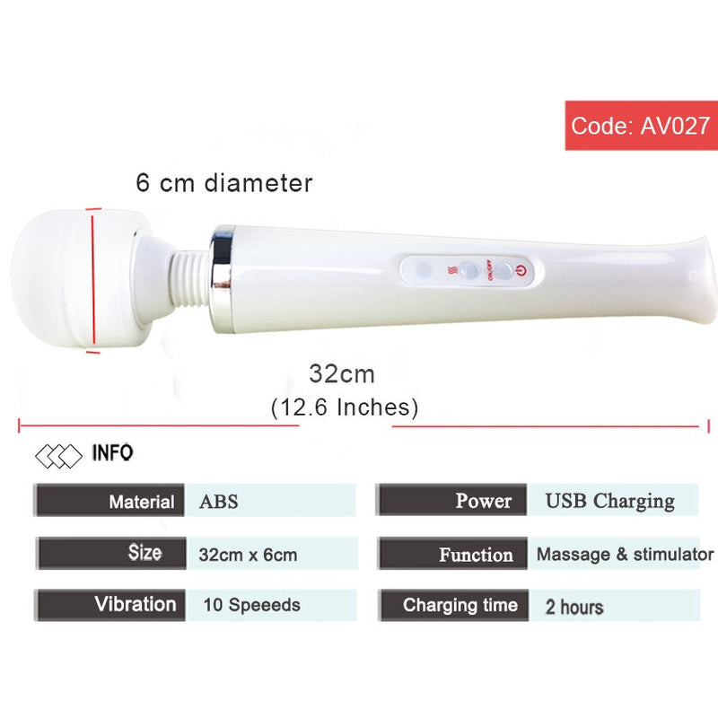 AV Magic Wand Powerful Vibrators for Women G Spot Body Massager