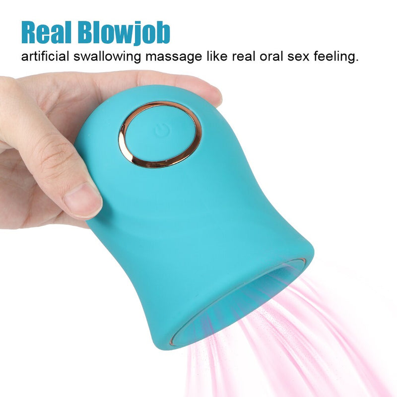 12 Modes Vibrator Magic Massager Oral Blowjob Sex Toys For Men Penis Tranier