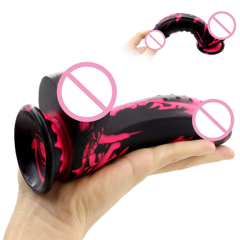 Dildo for Woman Masturbator Strapon Suction Cup Penis G-Spot Vagina Stimuator