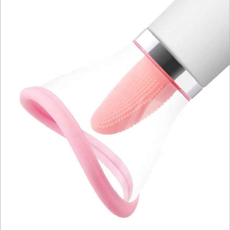 Av Wand Tongue Clitoral Sucking Vibrator With Heating 12Tongue Licking Modes