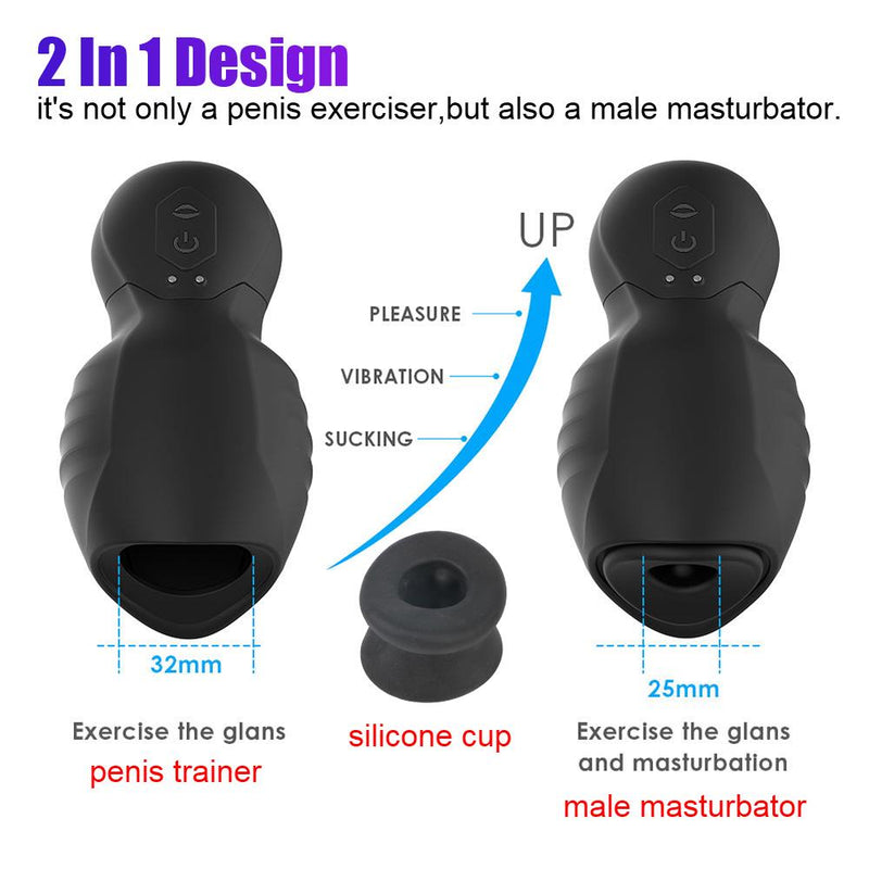 Male Masturbator Glans Sucking Vibrators