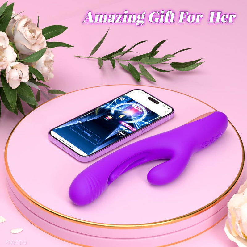 APP Bluetooth Control Rabbit Vibrator for Women