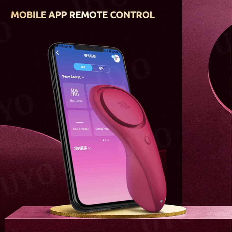 Sexy Secret Silicone G-spot Vibrator Portable Wearable APP Remote Control Clitoris Stimulator