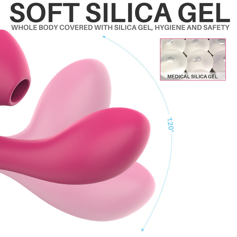 Vagina Sucking Vibrator Double Vibration 10 Speed Stimulate G Spot Vagina Clitoris