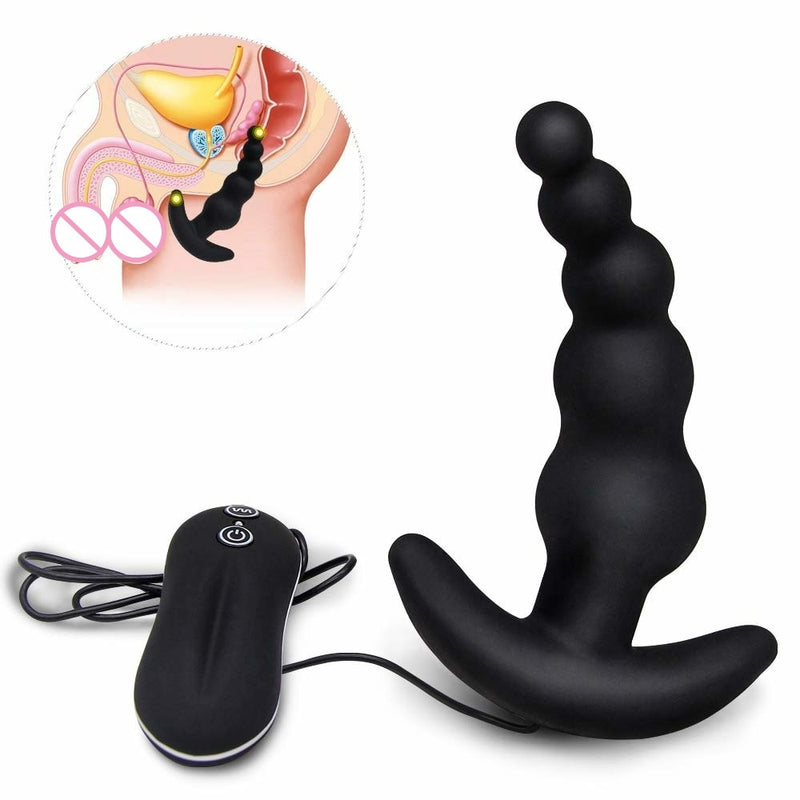 Anal Prostate Remote Control Ass Race, 10 Frequency Anal Stimulation Vibrating Beads